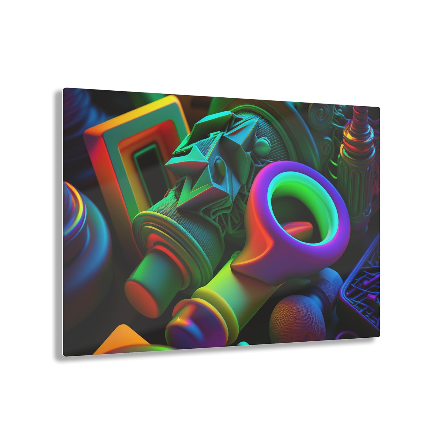 Acrylic Prints Neon Glow 2