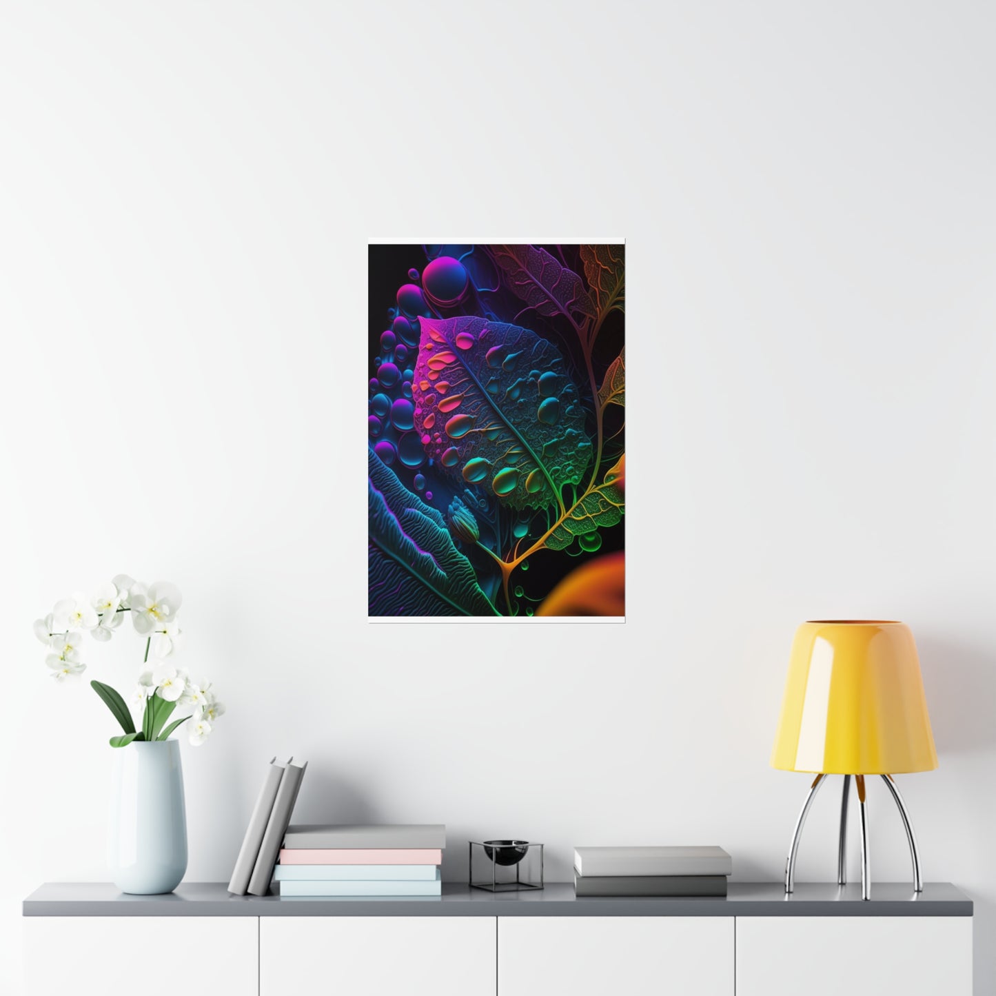 Premium Matte Vertical Posters Macro Reef Florescent 4