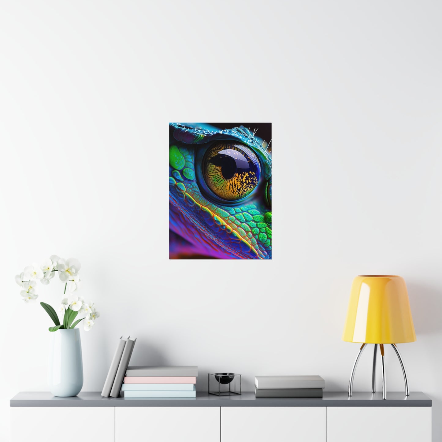 Premium Matte Vertical Posters Macro Eye Photo 4