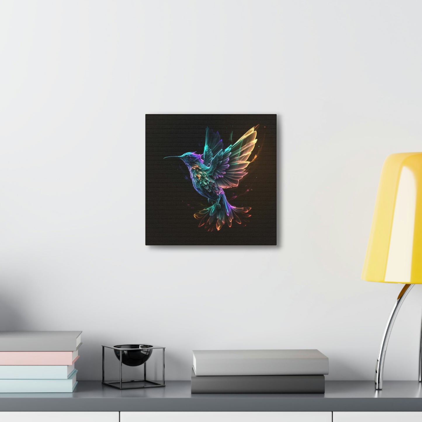 Hummingbird florescent glow