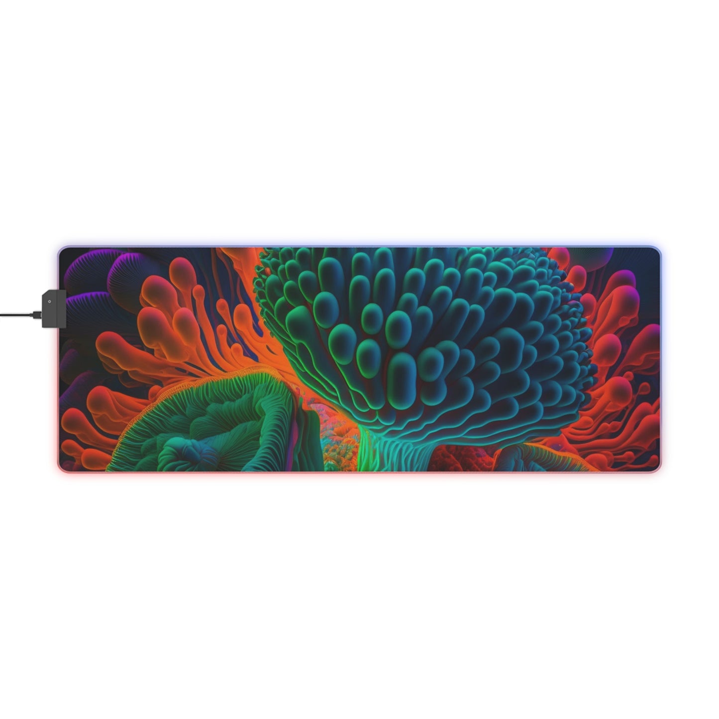 LED Gaming Mouse Pad Macro Reef Florescent 3