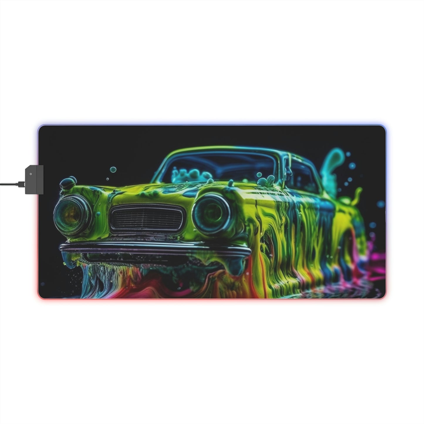 LED Gaming Mouse Pad Hotrod Water 3