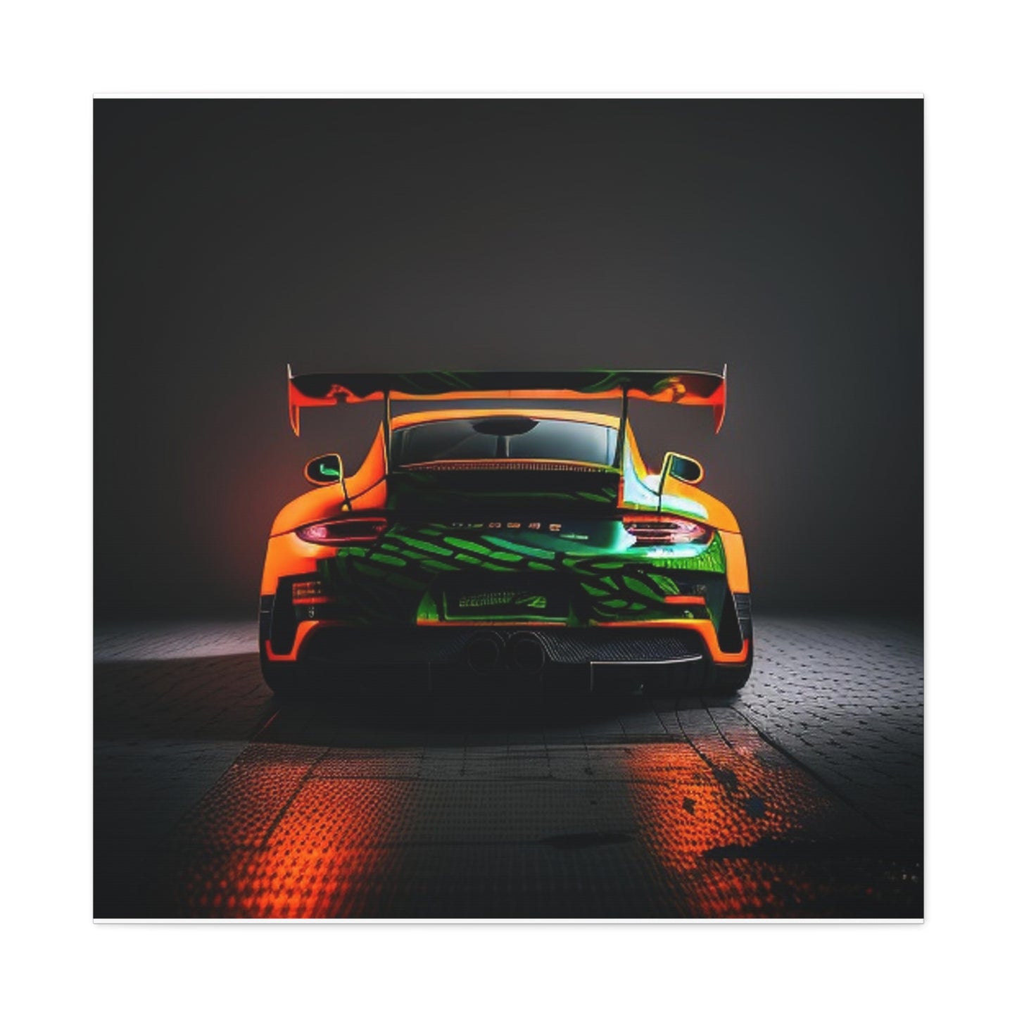 Canvas Gallery Wraps Porsche Rear 2