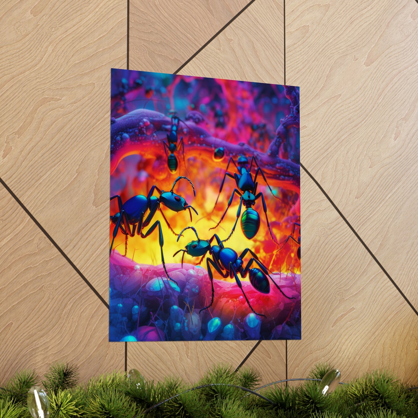 Premium Matte Vertical Posters Ants Home 3