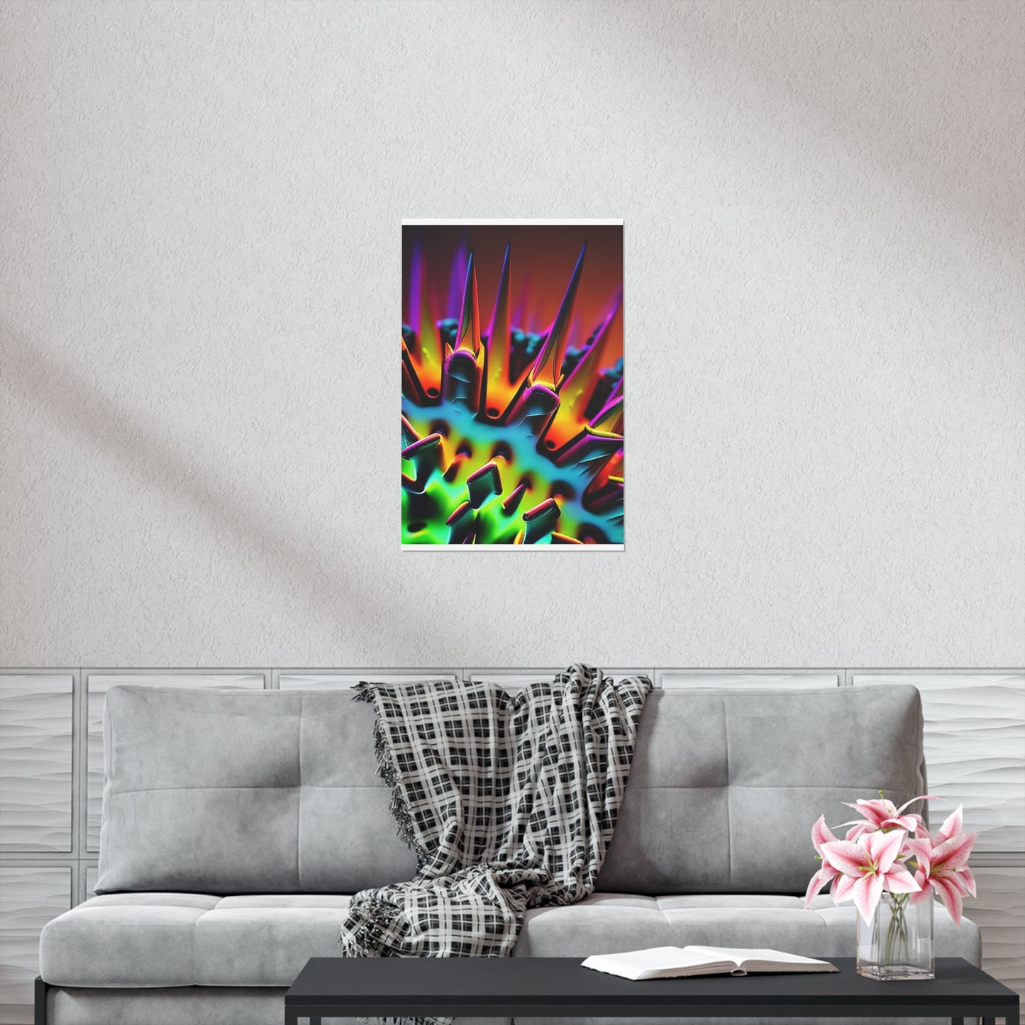 posters  Macro Neon Spike 4