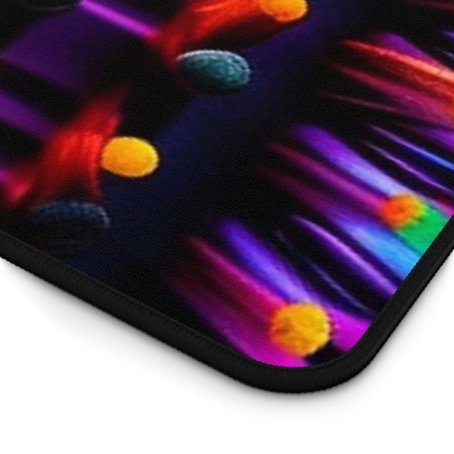 Desk Mat Macro Cactus neon square 2