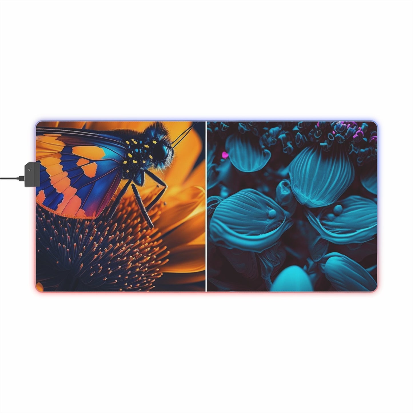 LED Gaming Mouse Pad Macro Reef Florescent 1