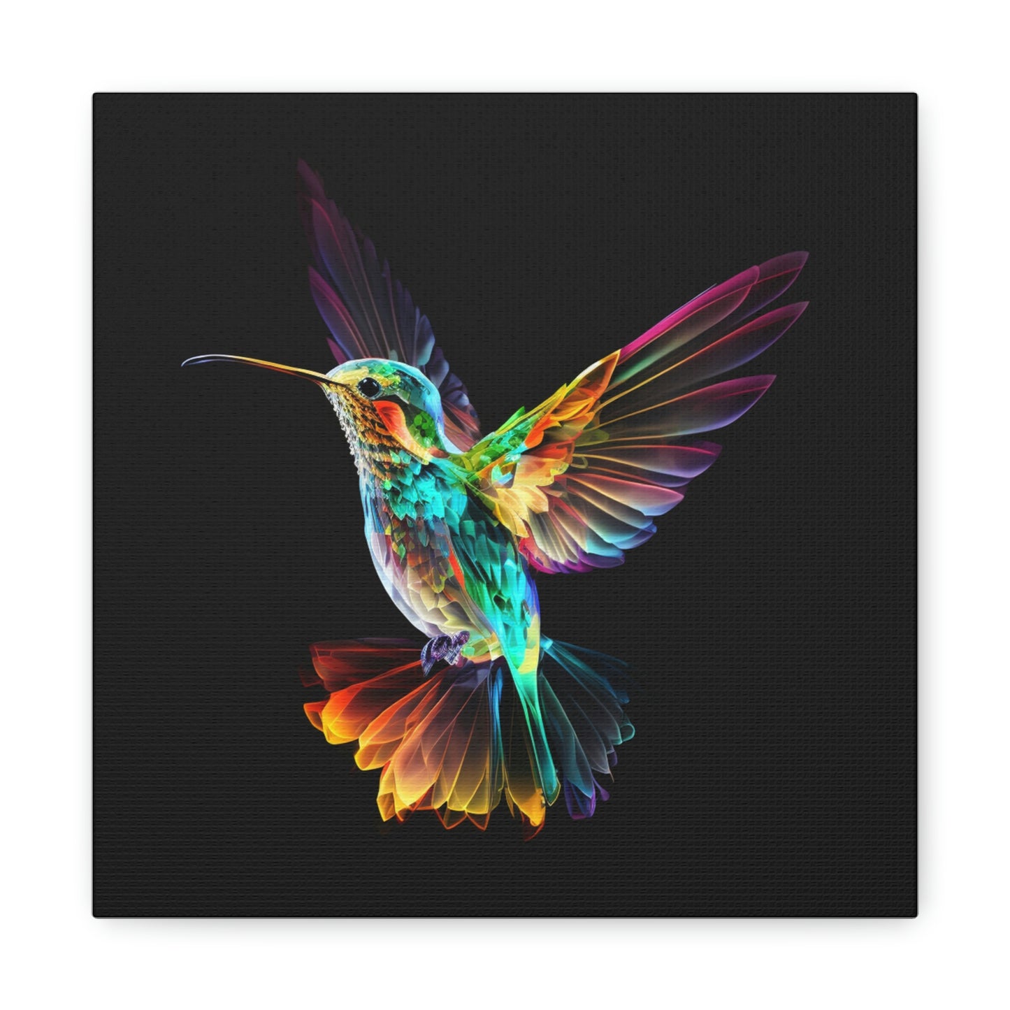 Hummingbird florescent glow