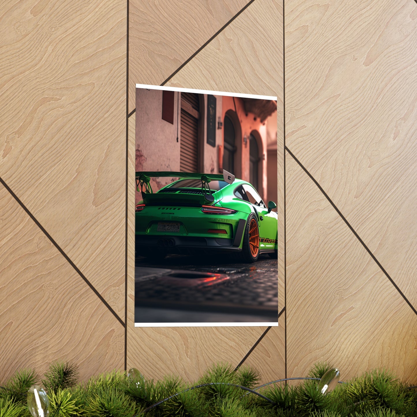 Premium Matte Vertical Posters porsche 911 gt3 1