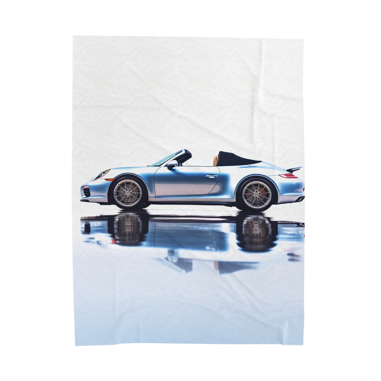 Velveteen Plush Blanket 911 Speedster on water 1