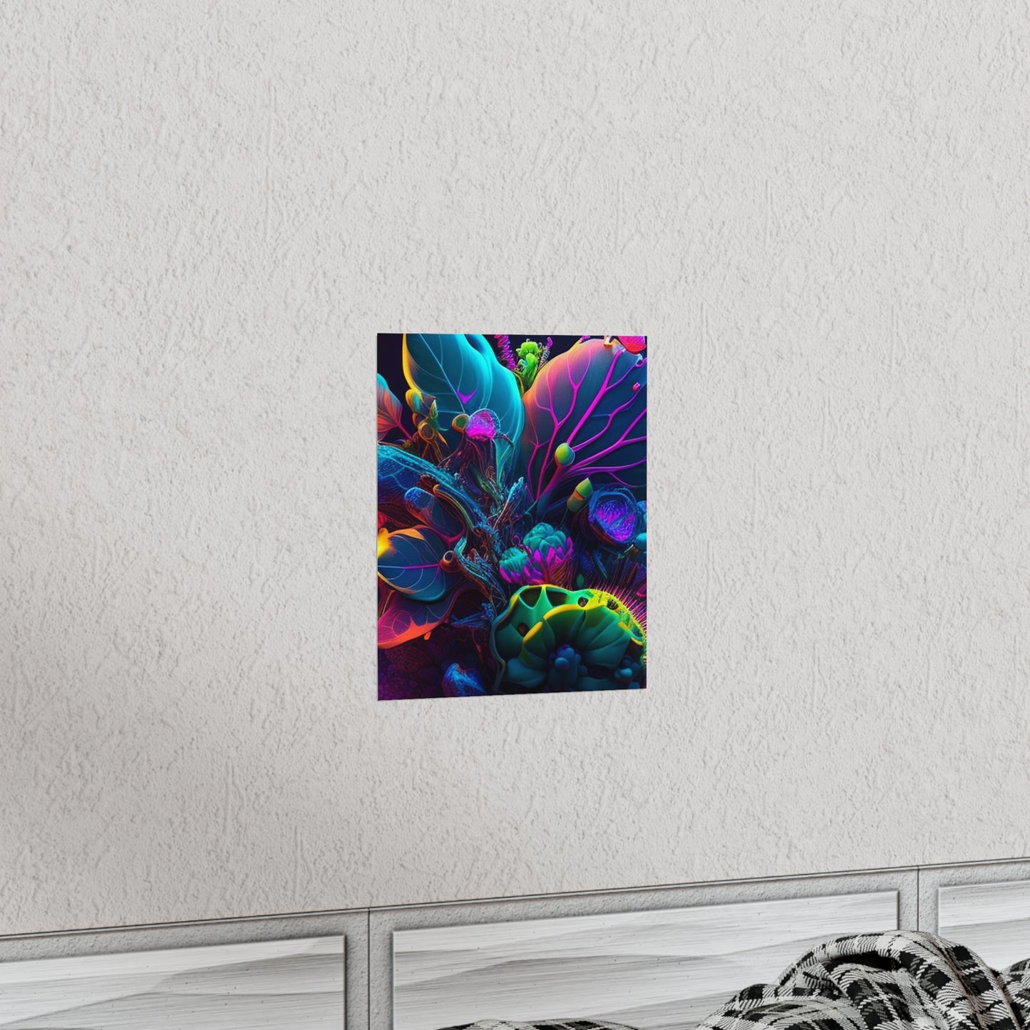 Premium Matte Vertical Posters Macro Coral Reef 3