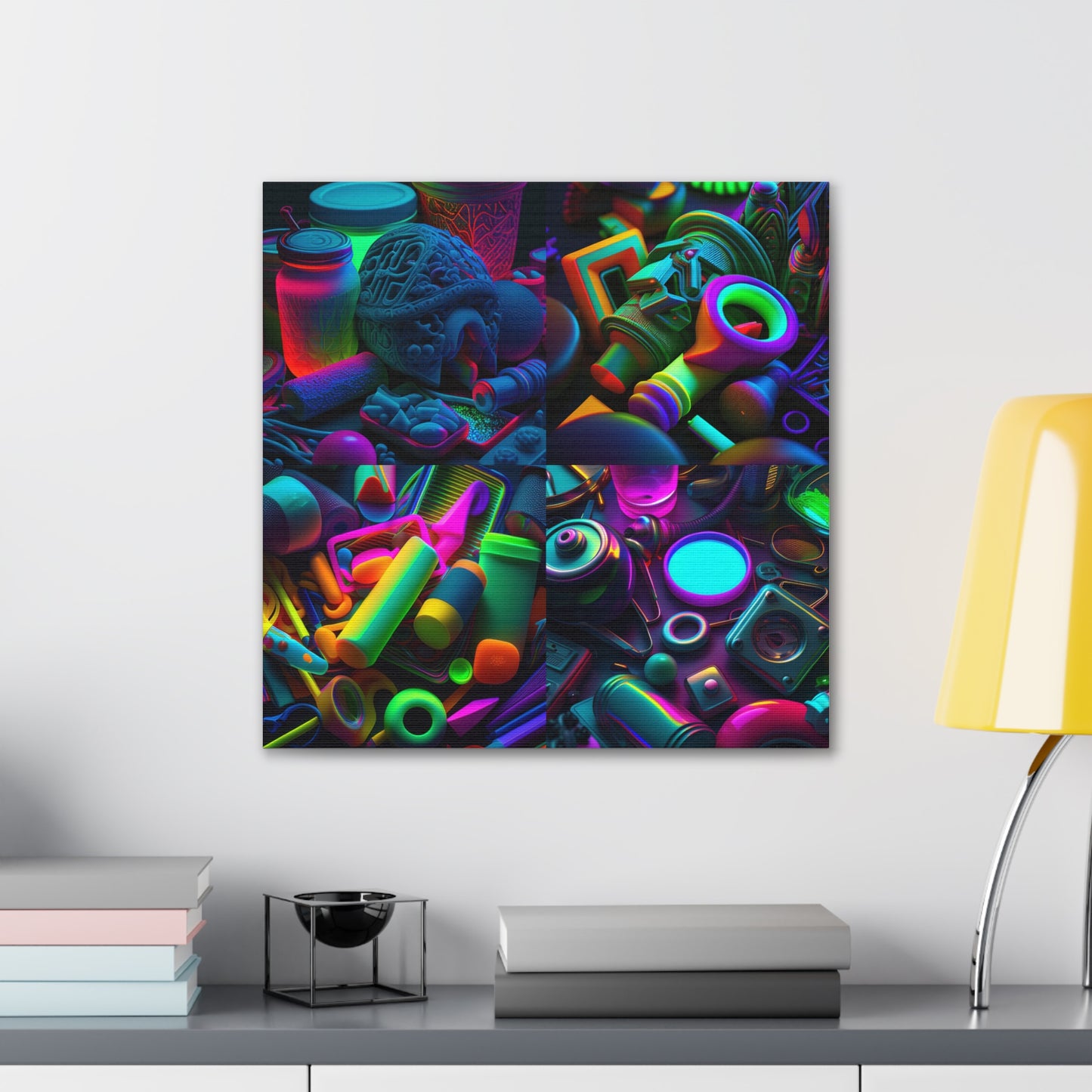 Canvas Gallery Wraps Neon Glow