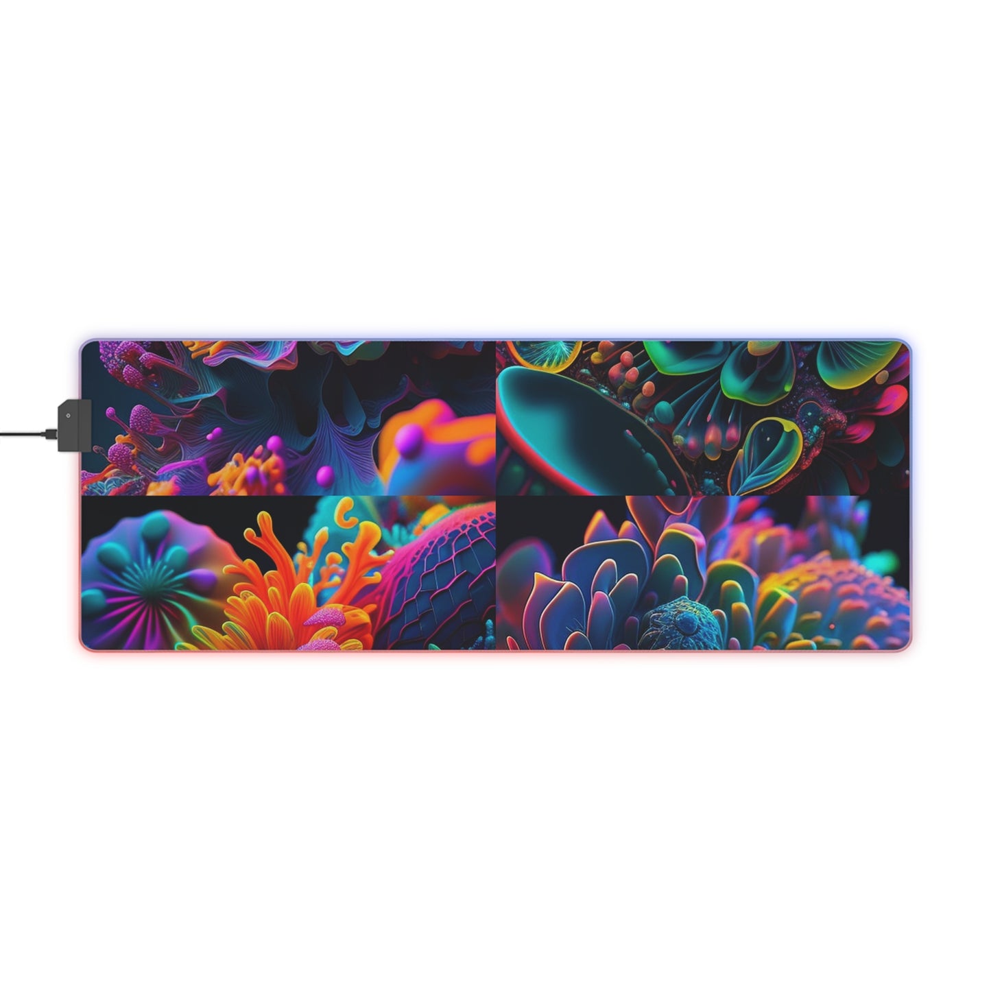 LED Gaming Mouse Pad Ocean Life Macro 5