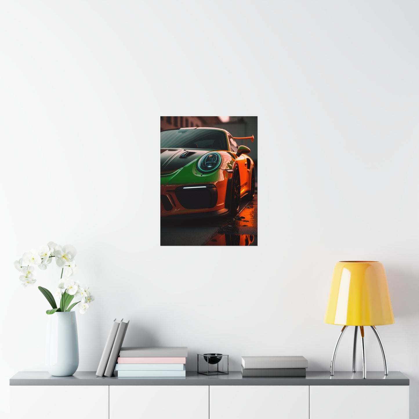 Premium Matte Vertical Posters porsche 911 gt3 2