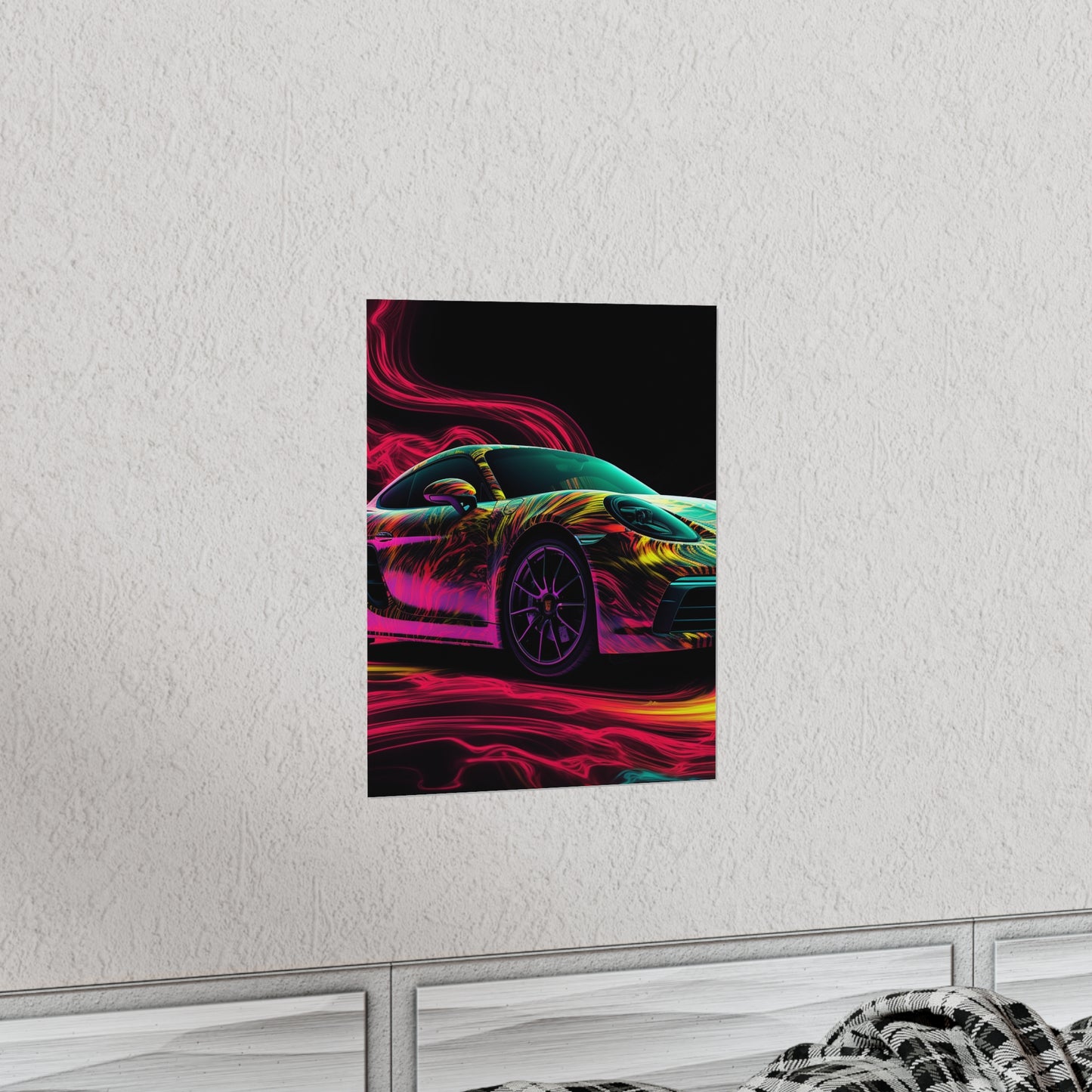 Premium Matte Vertical Posters Porsche Flair 1