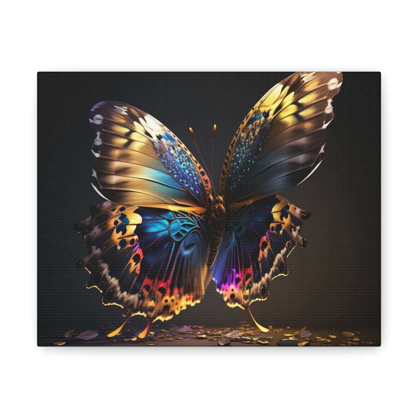 butterfly florescent glow