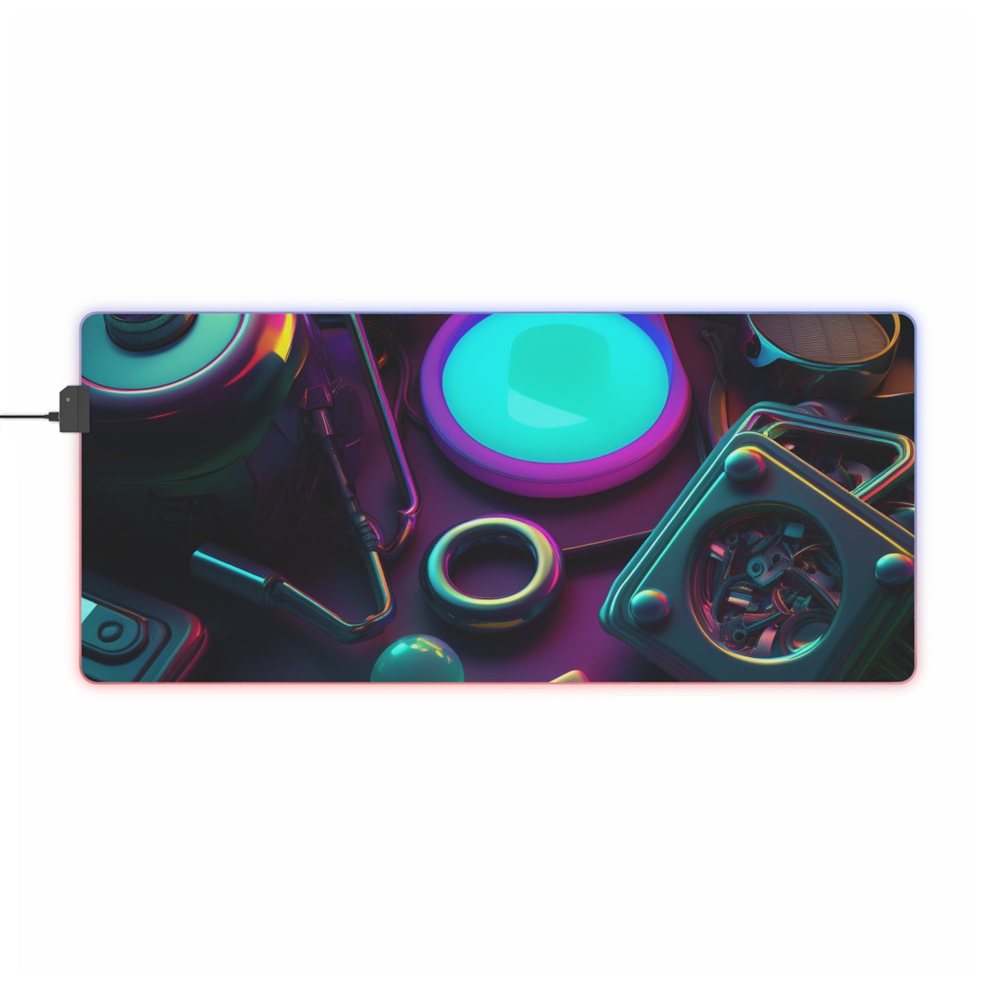 LED Gaming Mouse Pad Neon Glow 4