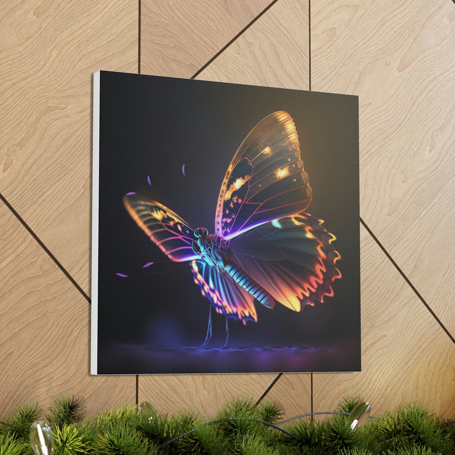 Butterfly neon glow