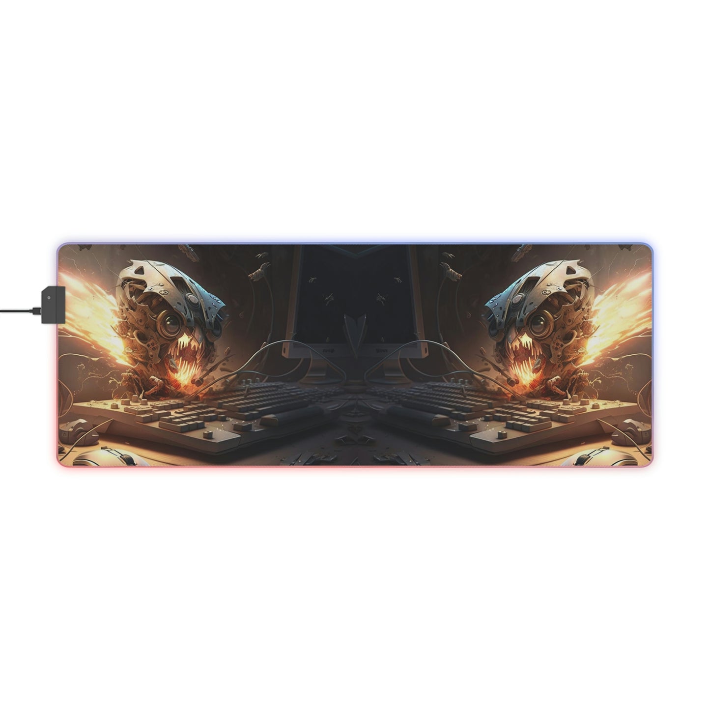 LED Gaming Mouse Pad Mouse Attack 1