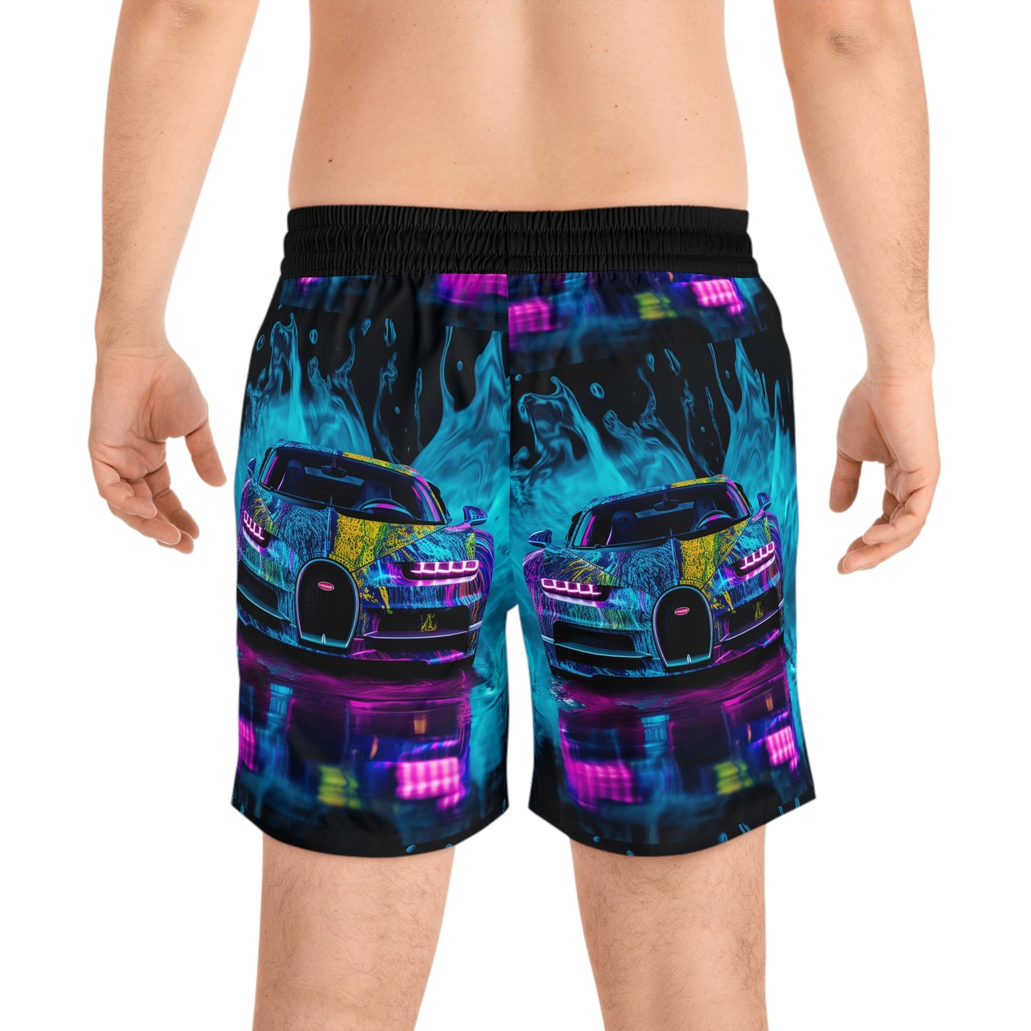 Men's Mid-Length Swim Shorts (AOP) Bugatti water 2