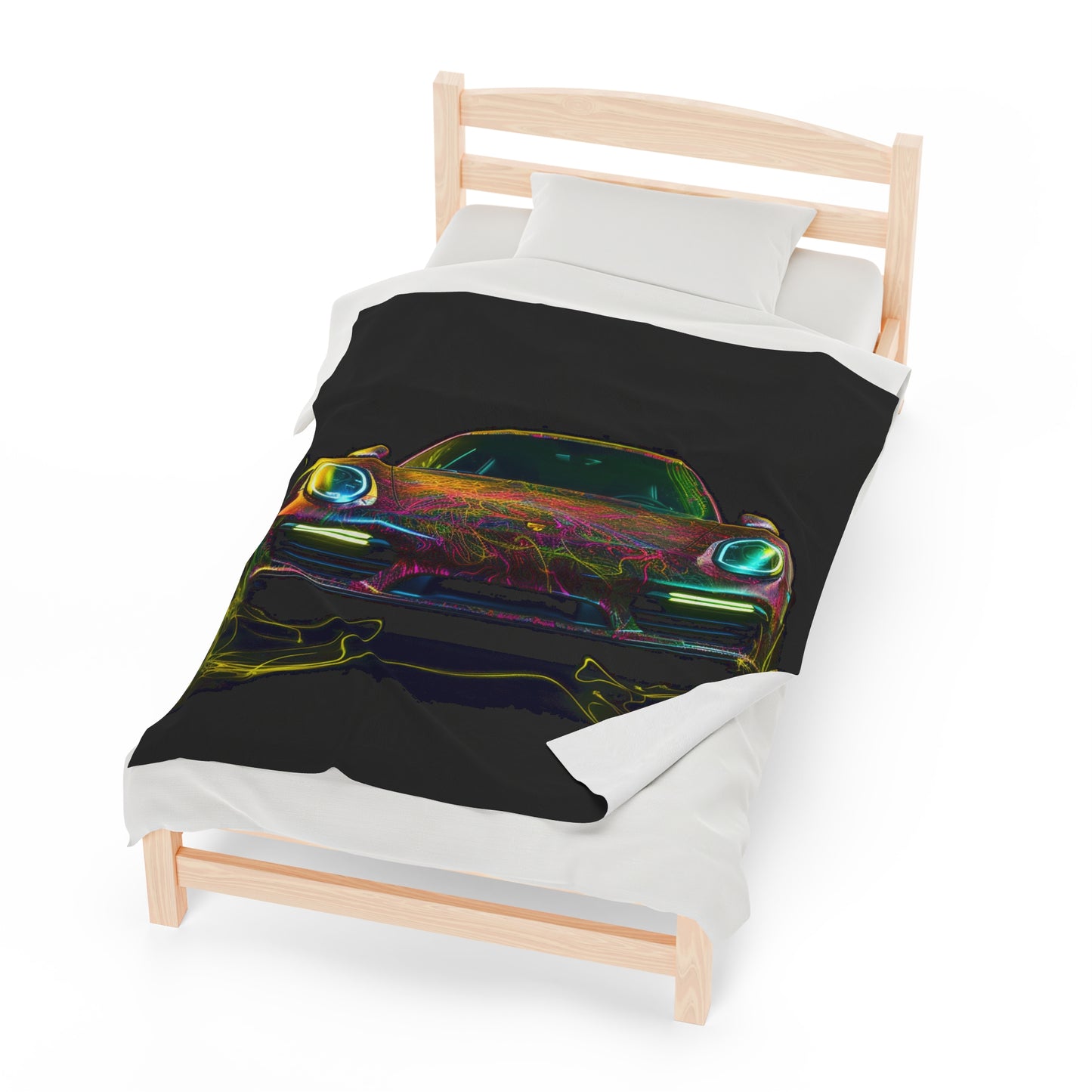 Velveteen Plush Blanket Porsche Flair 2