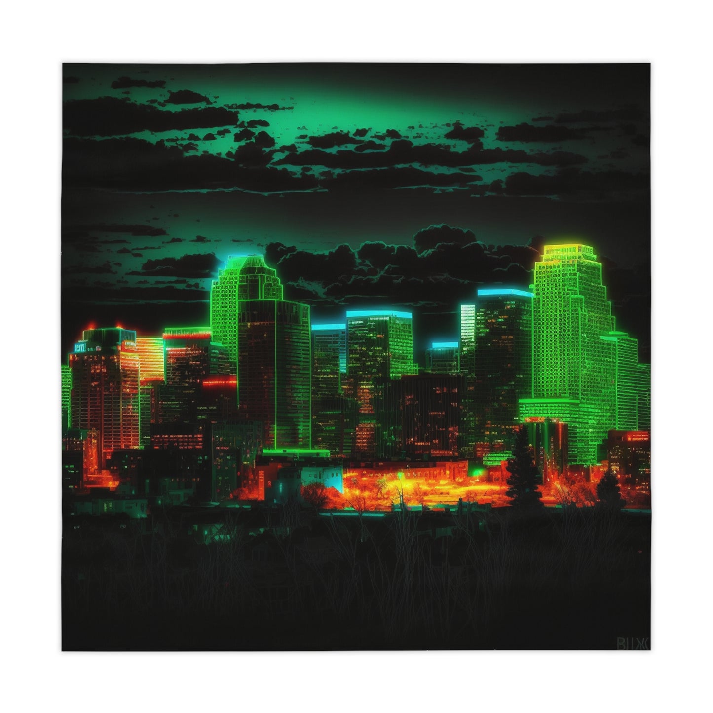 Tablecloth Neon Denver 3