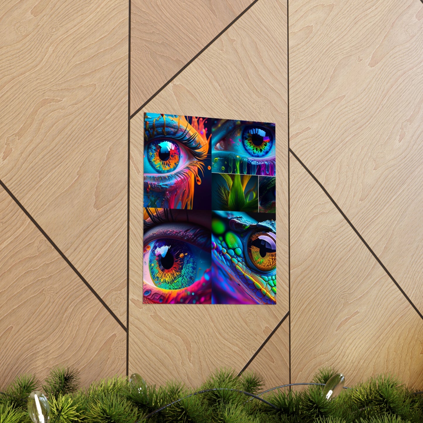 Premium Matte Vertical Posters Macro Eye Photo 5