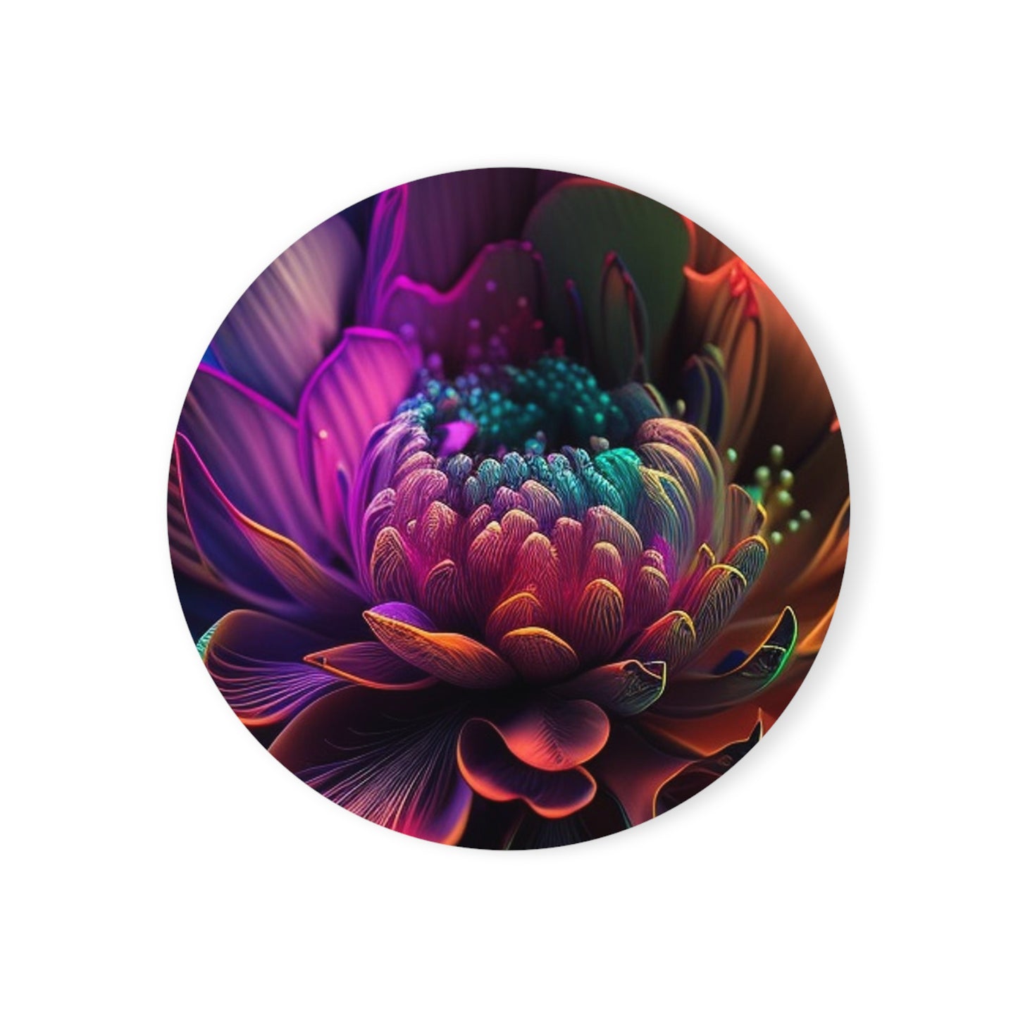 Cork Back Coaster Macro Sea Life 2