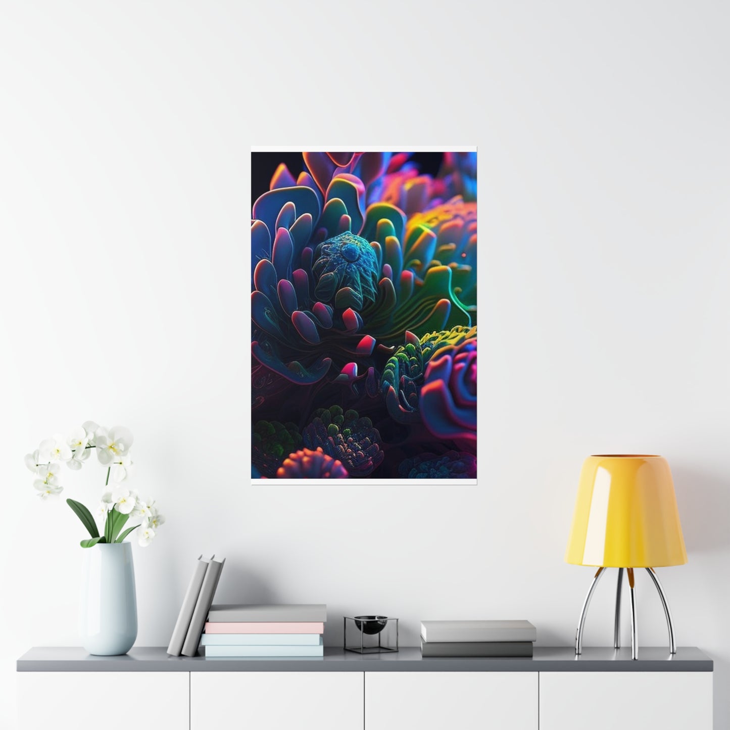 Premium Matte Vertical Posters Ocean Life Macro 4