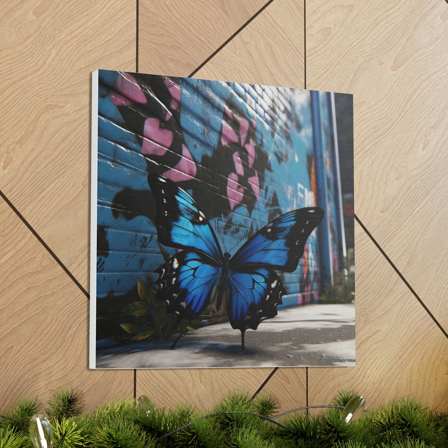 Butterfly street art