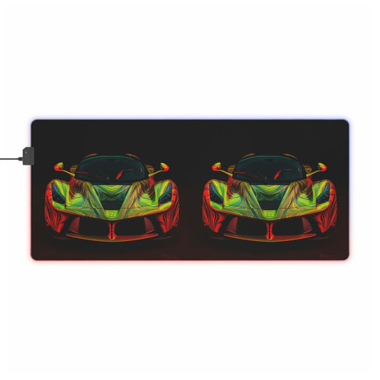 LED Gaming Mouse Pad Ferrari Neon 1
