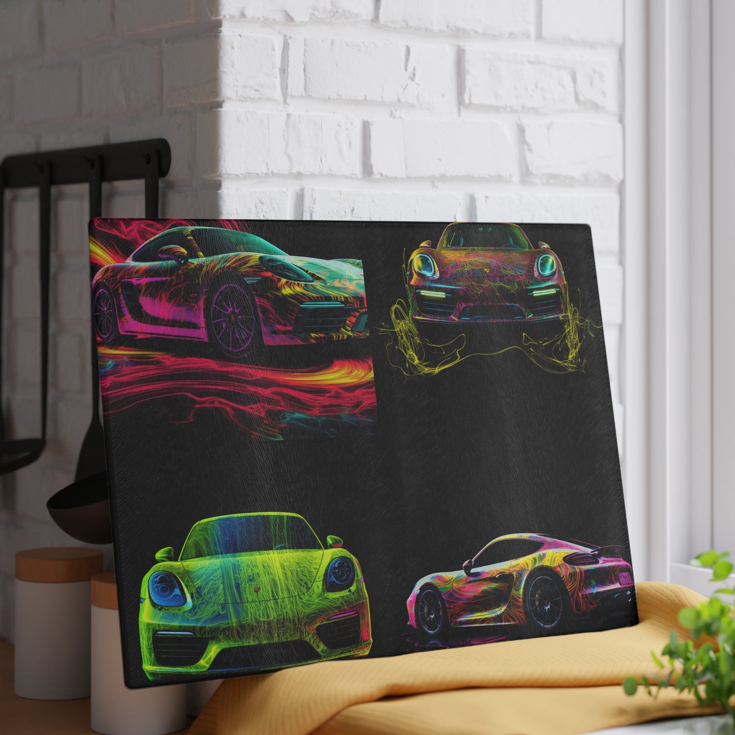 Glass Cutting Board Porsche Flair 5