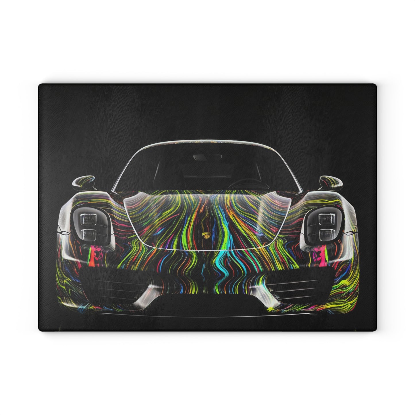 Glass Cutting Board Porsche Line 3