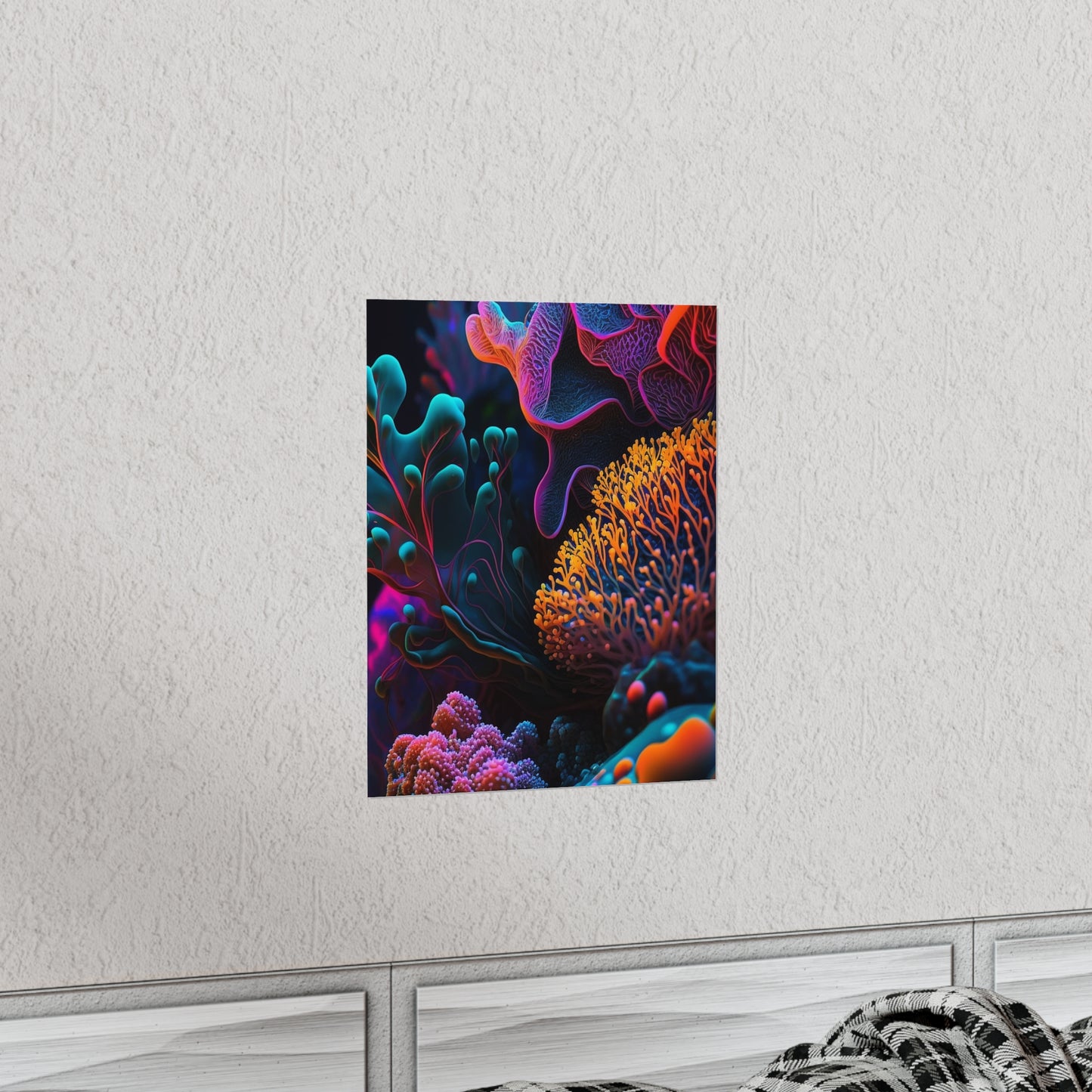 Premium Matte Vertical Posters Ocean Life Macro 2