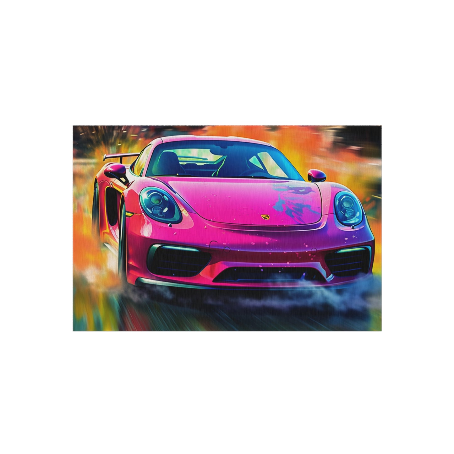 Outdoor Rug  Pink Porsche water fusion 4