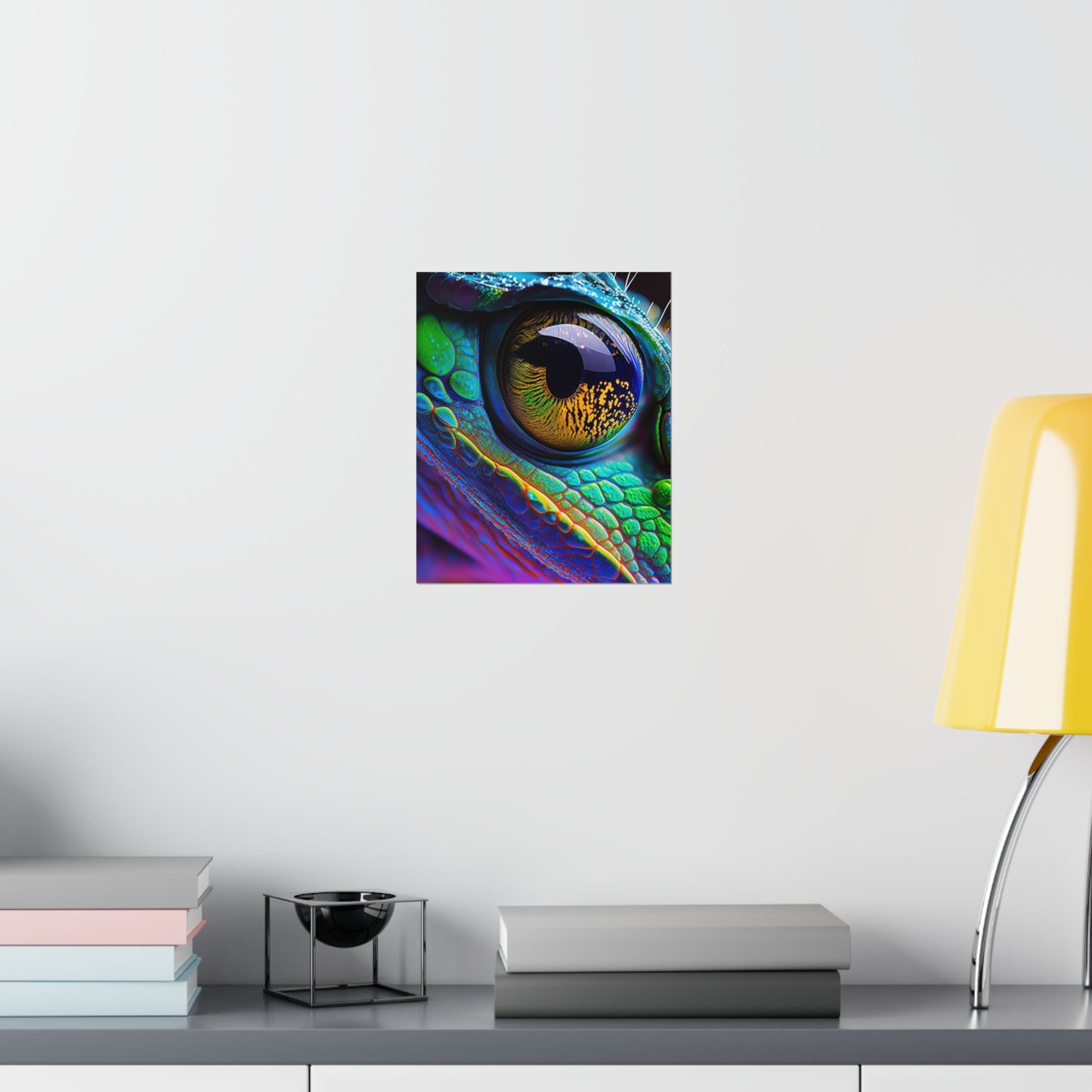 Premium Matte Vertical Posters Macro Eye Photo 4