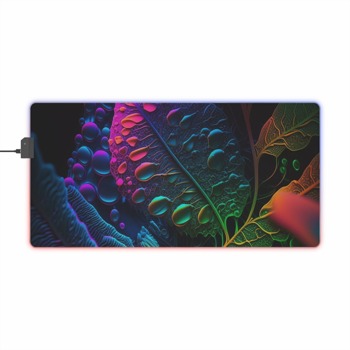 LED Gaming Mouse Pad Macro Reef Florescent 4