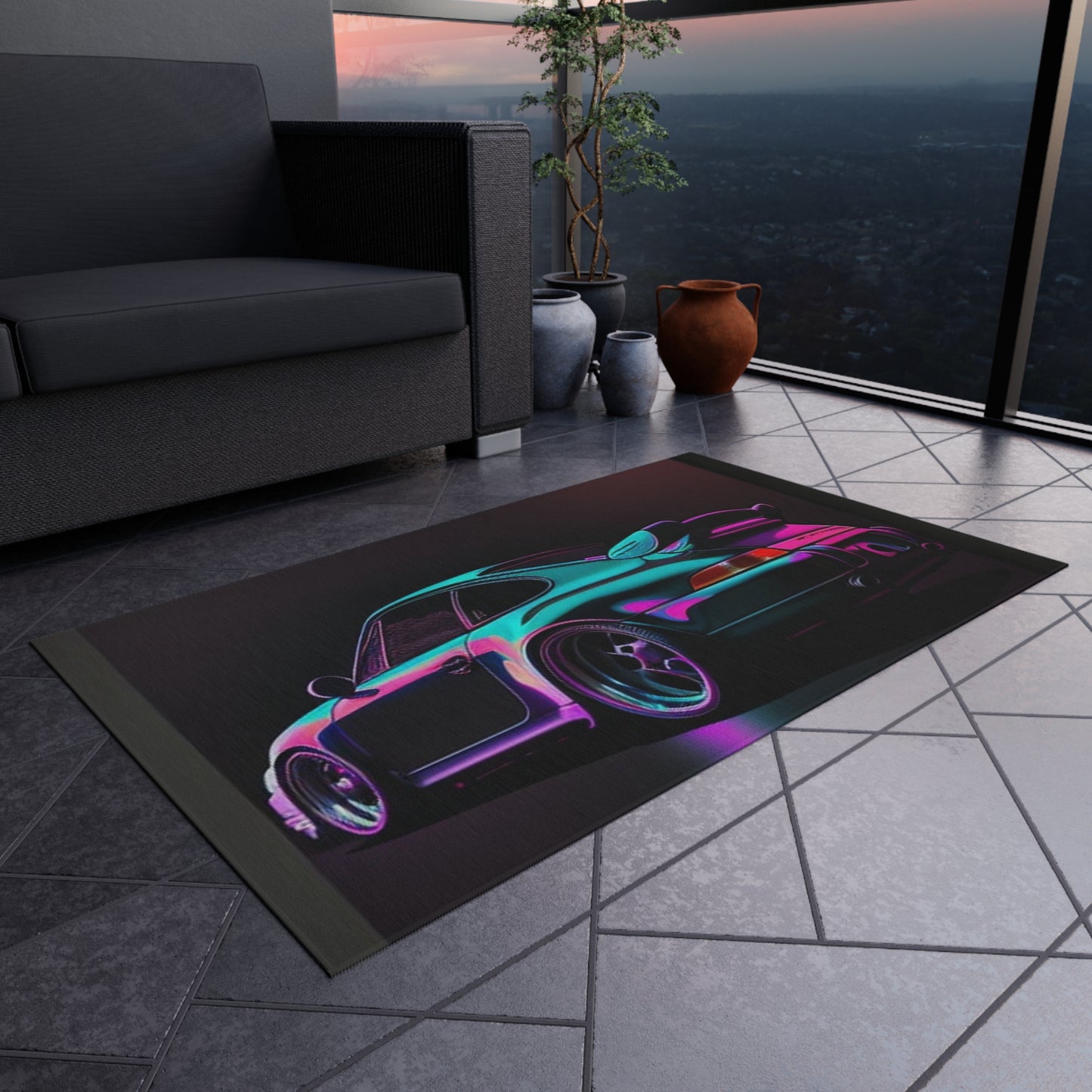 Outdoor Rug  Porsche Purple 1