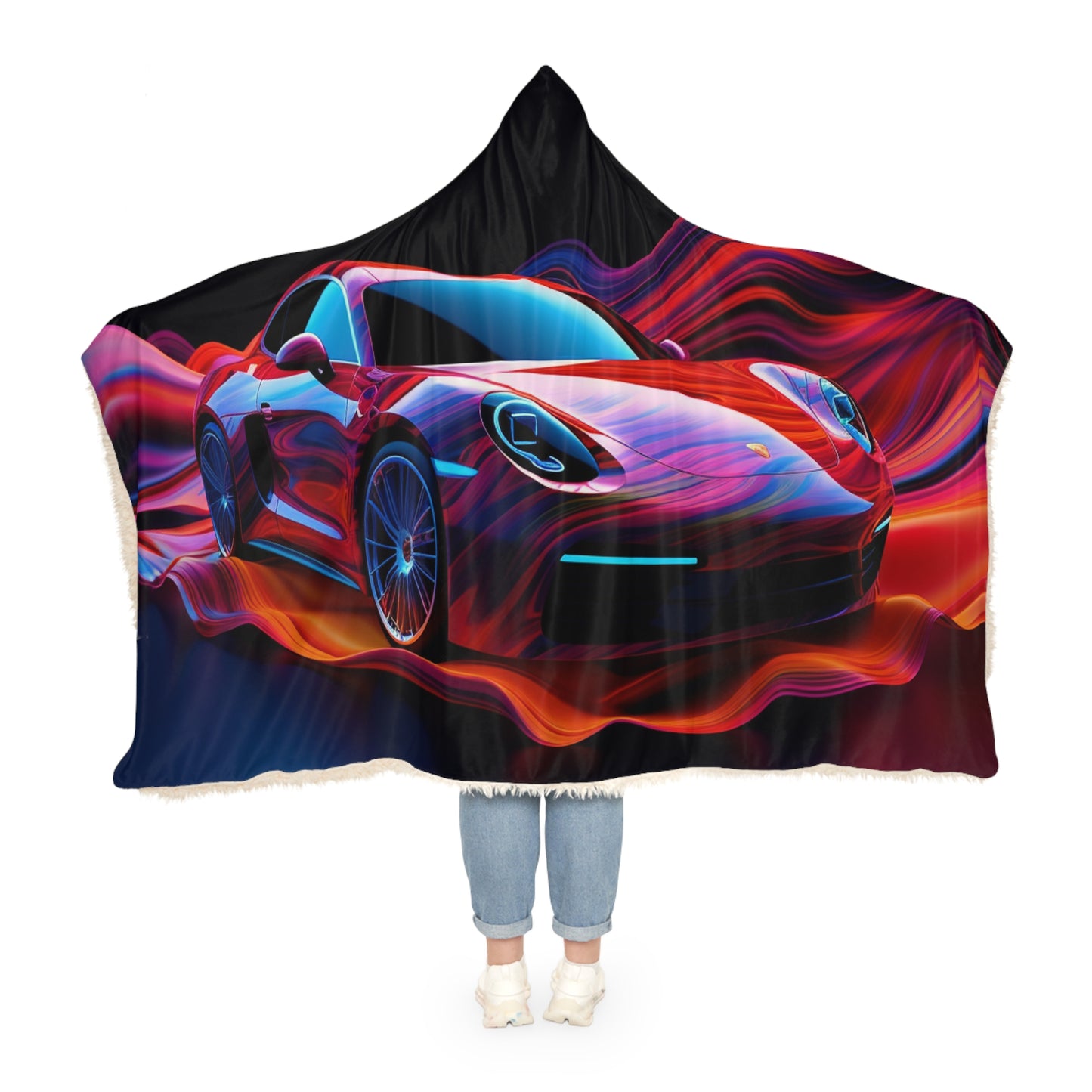 Snuggle Hooded Blanket Porsche Water Fusion 4