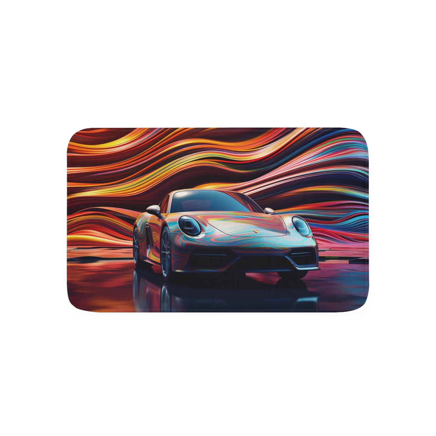 Memory Foam Bath Mat Porsche Water Fusion 1