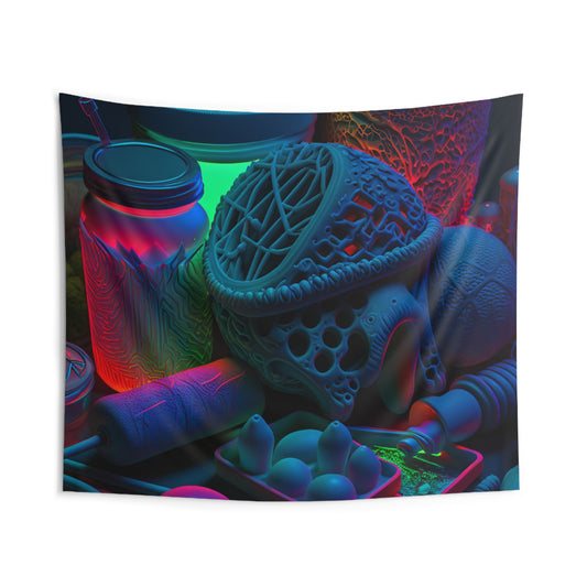 Indoor Wall Tapestries Neon Glow 1