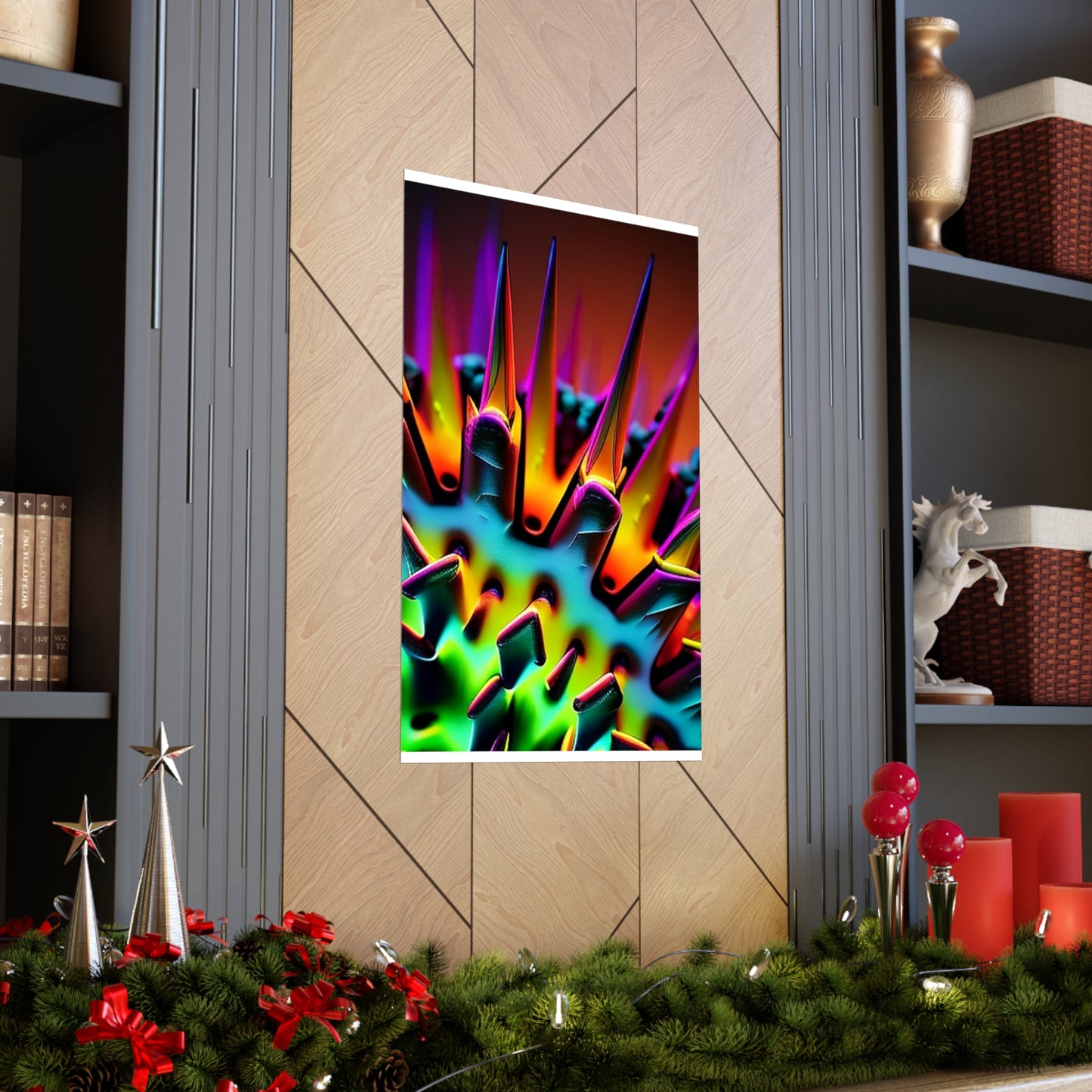 posters  Macro Neon Spike 4