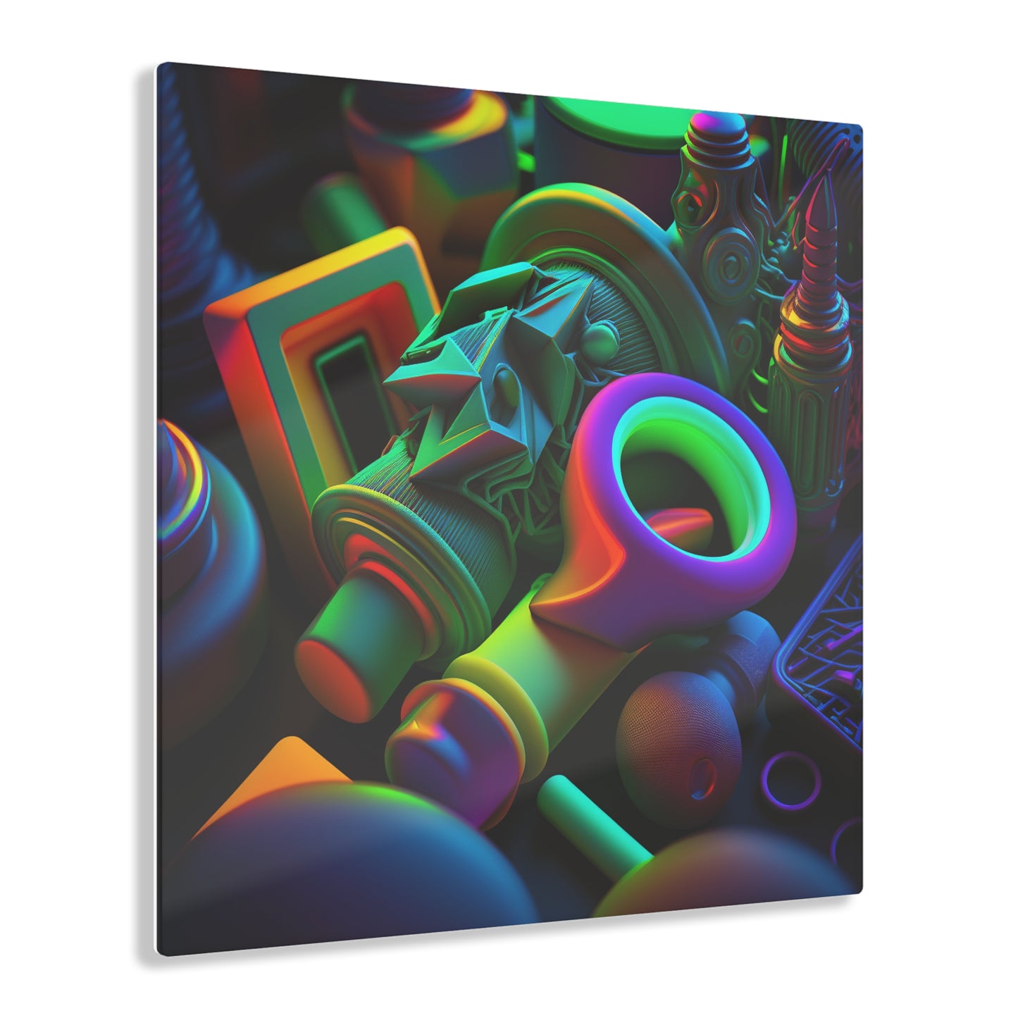 Acrylic Prints Neon Glow 2