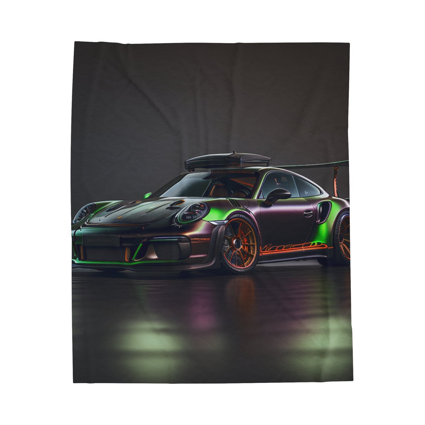 Velveteen Plush Blanket Porsche Color 2