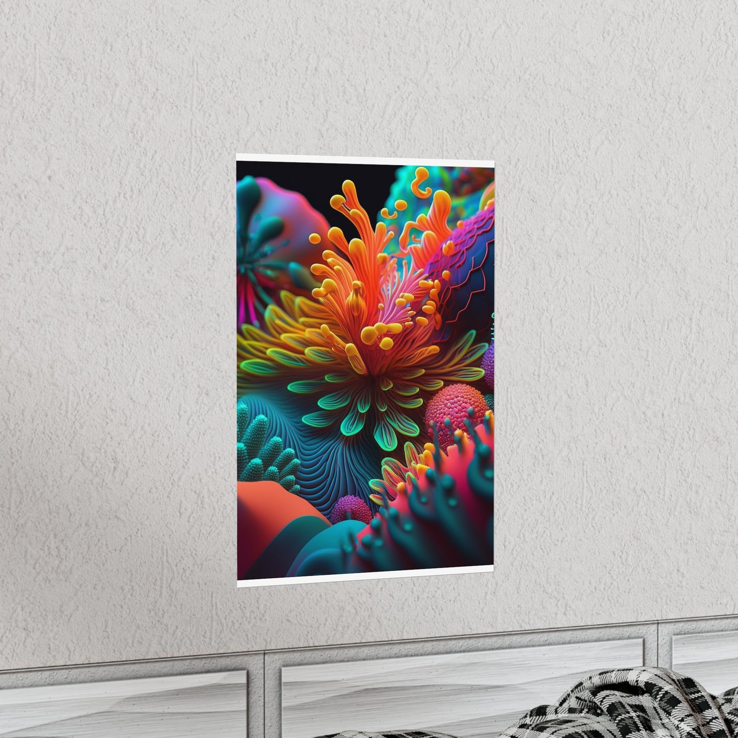 Premium Matte Vertical Posters Ocean Life Macro 3