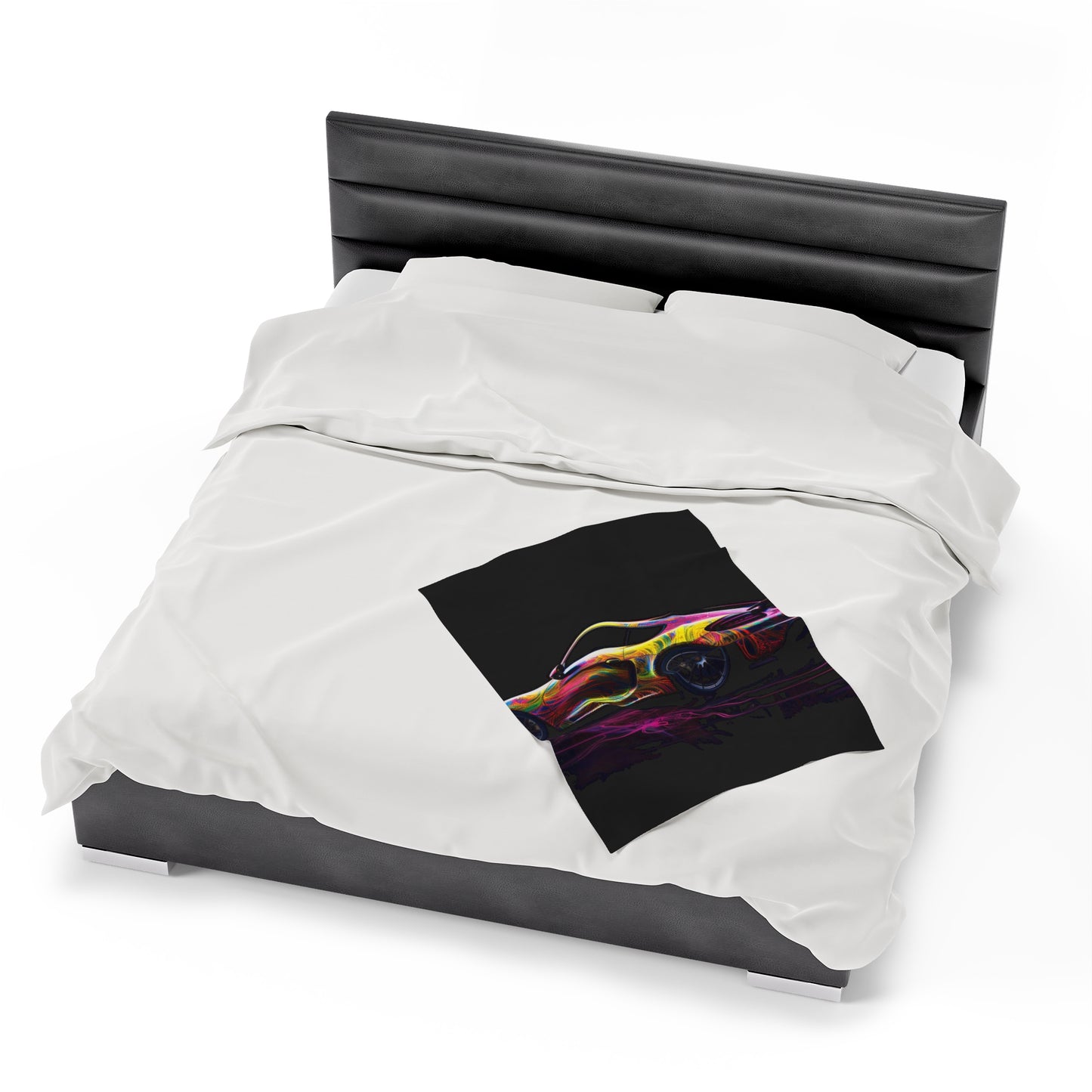 Velveteen Plush Blanket Porsche Flair 4