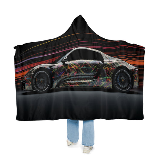 Snuggle Hooded Blanket Porsche Line 4