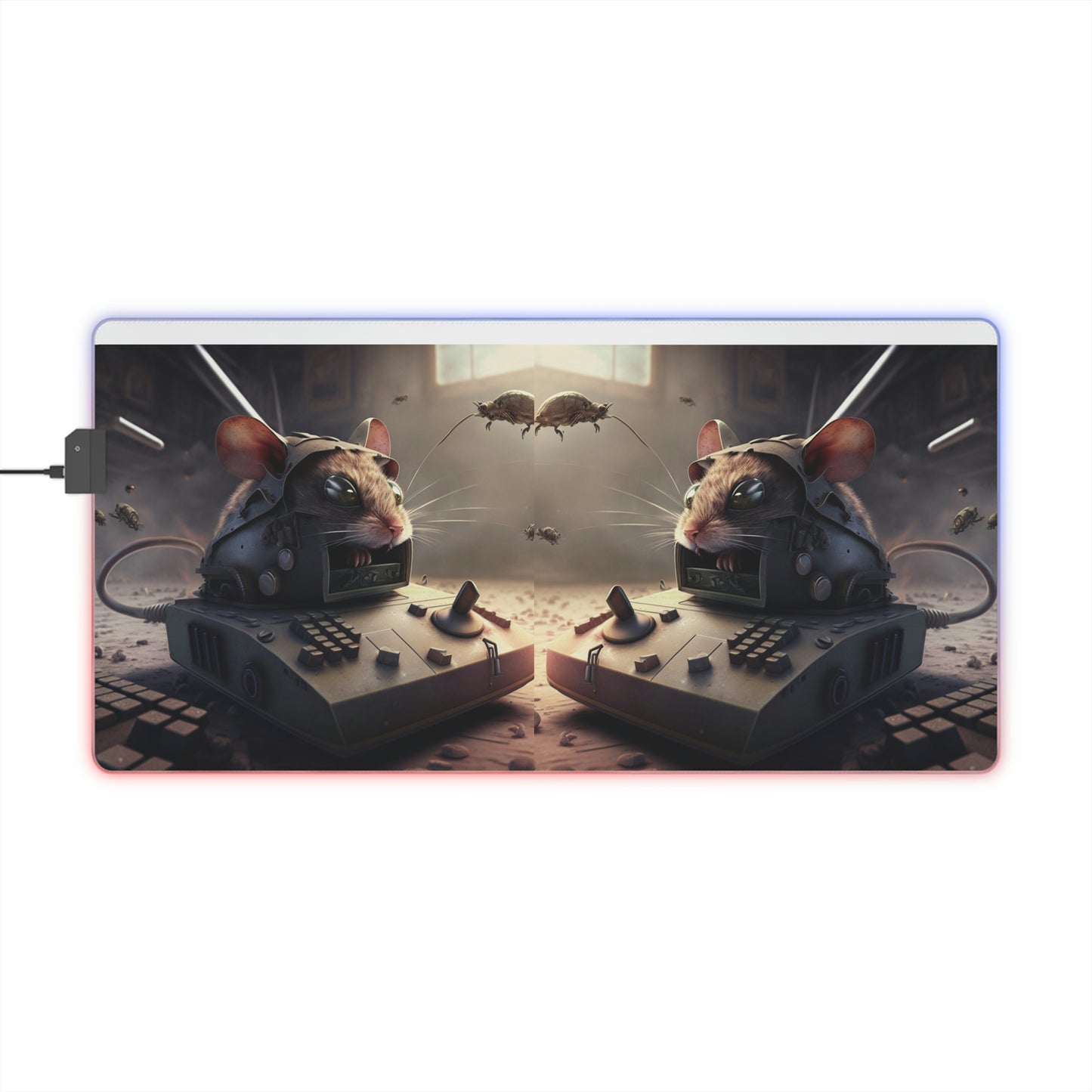 LED Gaming Mouse Pad Mouse Attack 4