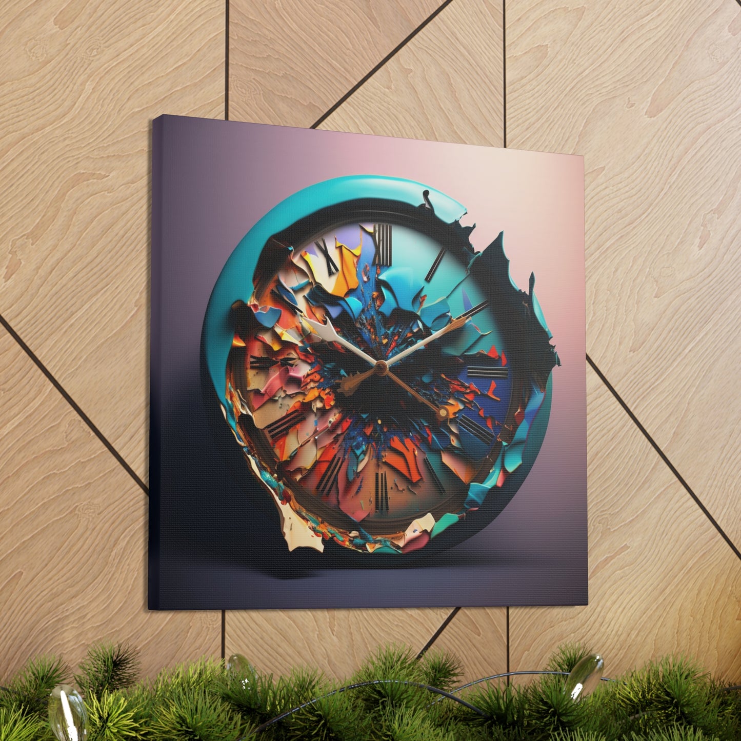 Abstract Color Clock 4