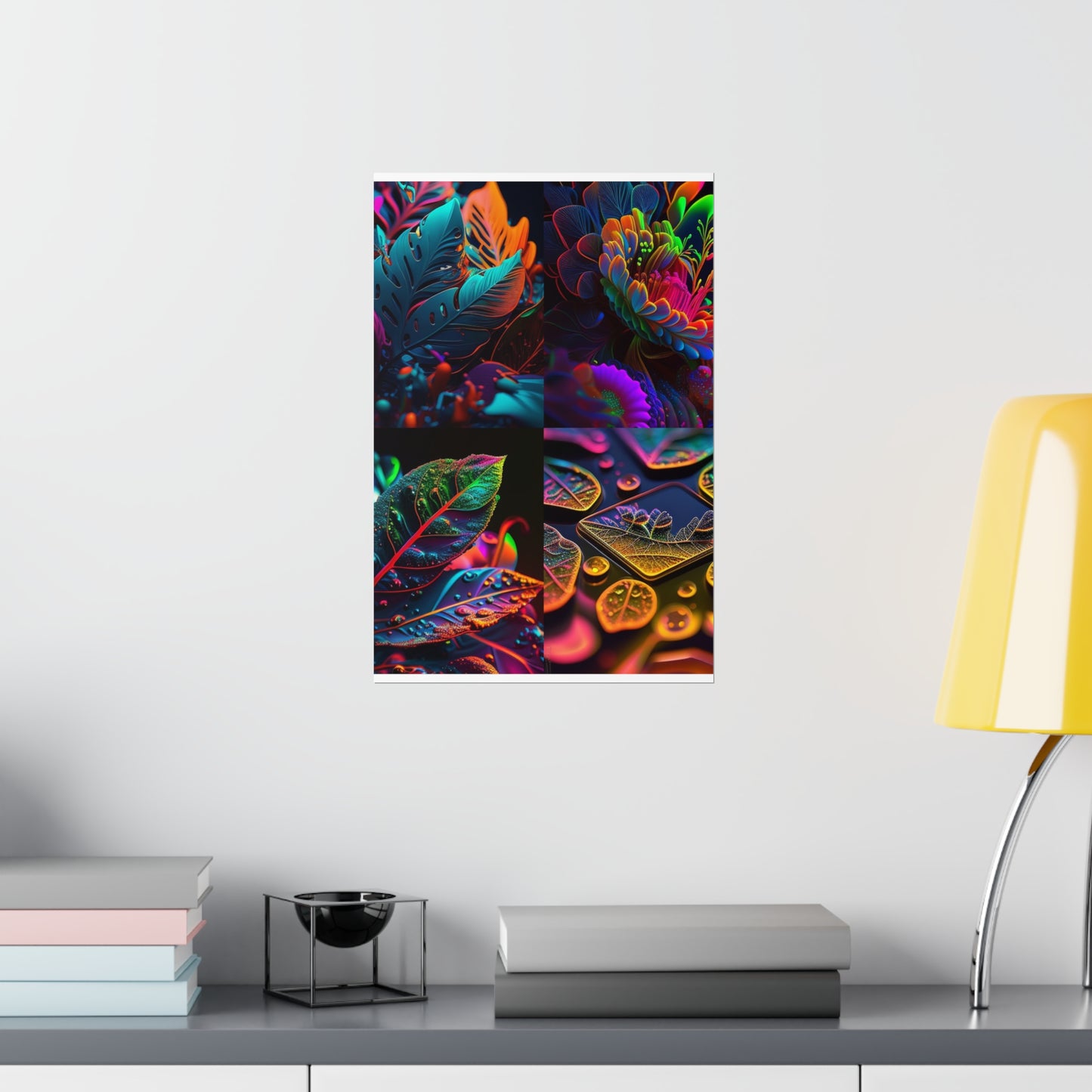 Premium Matte Vertical Posters Macro Florescent 5